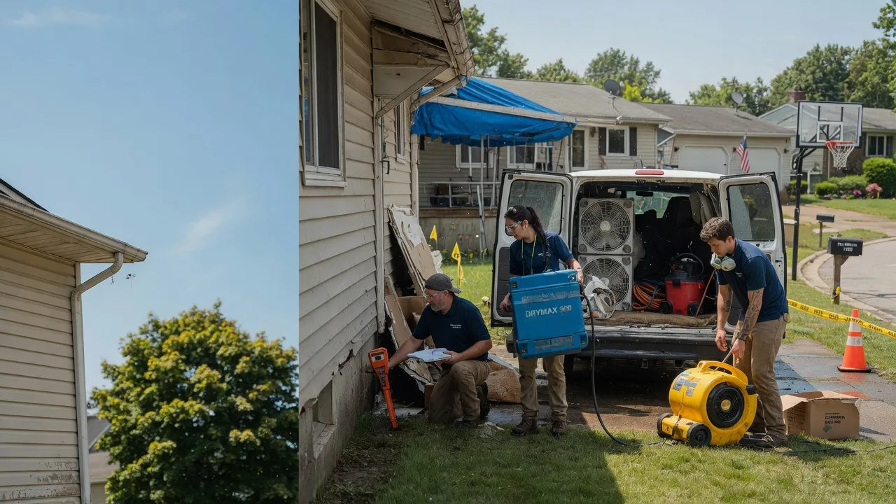 Ceiling Leak Cleanup in East Aurora, NY near me